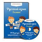 Русский язык 5 класс (94 видеоурока, теста и презентаций)